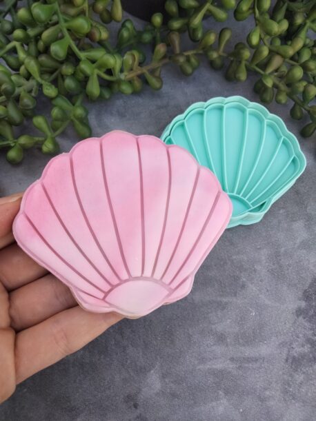Seashell Cookie Fondant Stamp & Cookie Cutter