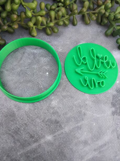 Wild One Cookie Fondant Embosser Stamp and Cookie Cutter Birthday Party