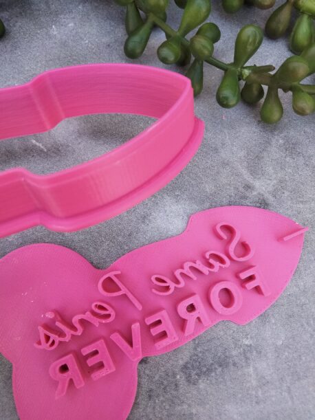 Same Penis Forever (Style 2) Cookie Fondant Stamp & Cutters for Hens Party / Hens Day / Bachelorette