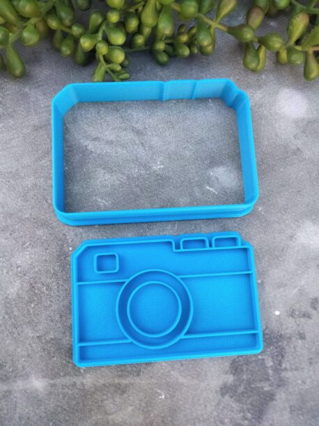 Camera / Retro Photography Cookie Fondant Embosser Stamp & Cookie Cutter