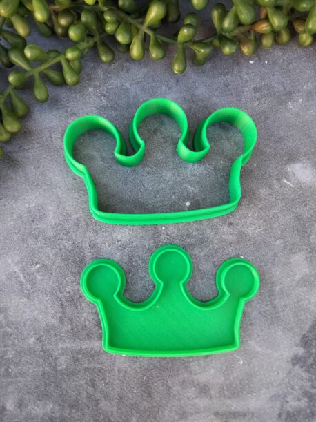 Crown Cookie Cutter and Fondant Embosser Stamp