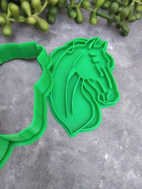 Horse Head Cookie Cutter and Fondant Embosser