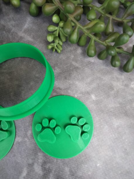 Dog Paws & Cat Paws Cookie Embosser Stamps & Cookie Cutter