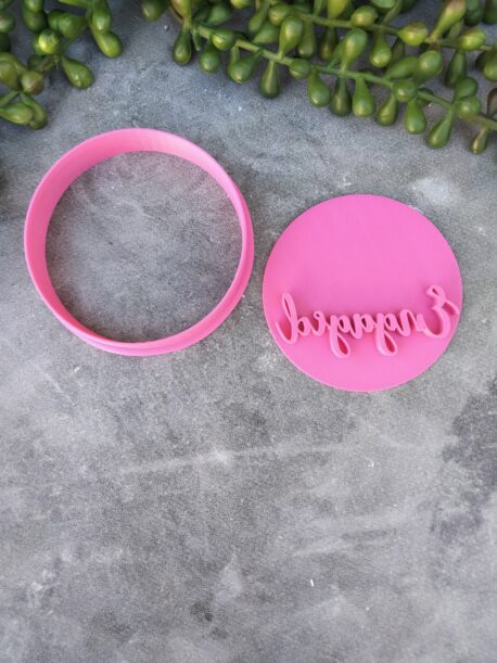 DIY Engaged Cookie Fondant Stamp Embosser and Cutter
