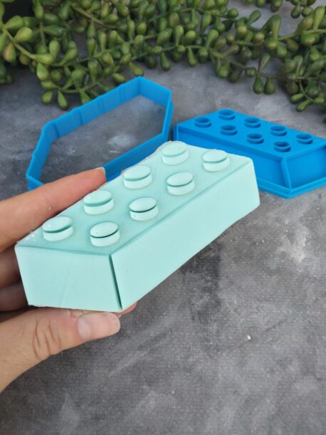 Brick inspired by Lego Cookie Cutter and Fondant Stamp Embosser - Lego Brick Cookie Cutter