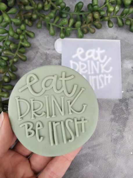 St. Patrick's Day Sayings Cookie Stamps with Raised Detail Happy St Patrick's Day