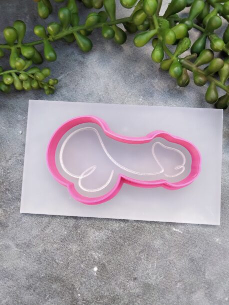 Line Art Elegant Penis Cookie Cutter and Fondant Stamp with Raised Detail for Hens Party / Hens Day / Bachelorette