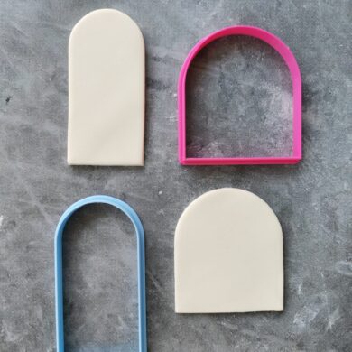 Arch Shape Cutter Set for Cookie Dough and Fondant - Cookie Cutter / Fondant Cutter