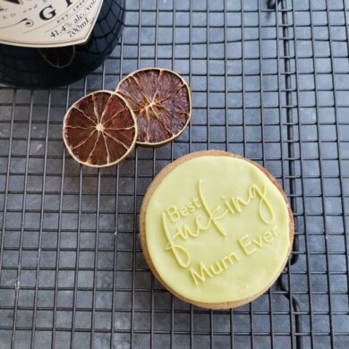 Best FN Mum Ever Fondant Cookie Stamp with Raised Detail