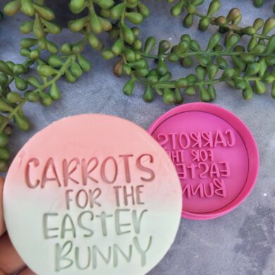 Carrots for the Easter Bunny Cookie Fondant Stamp Embosser and Cookie Cutter