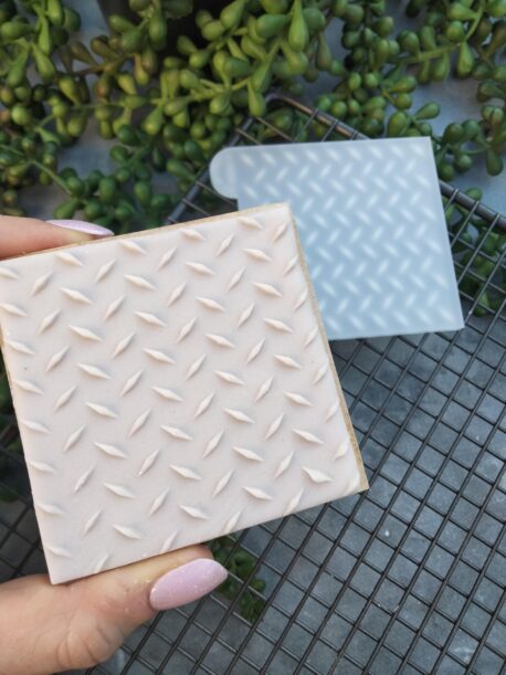 Checker Plate / Chequer plate / Tread Plate / Diamond Pattern Raised Cookie Stamp