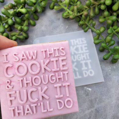 I saw this cookie and thought f*#k it that'll do Multi Seasonal (Style 2) Cookie Fondant Stamp & Cookie Cutter