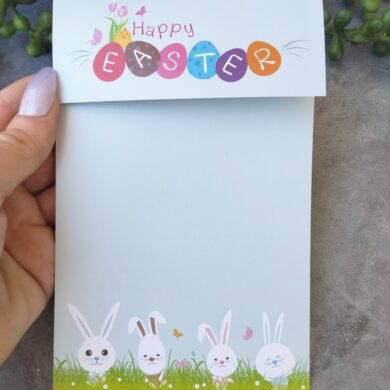 Happy Easter Cookie Bag Topper and Backer 20 Pack