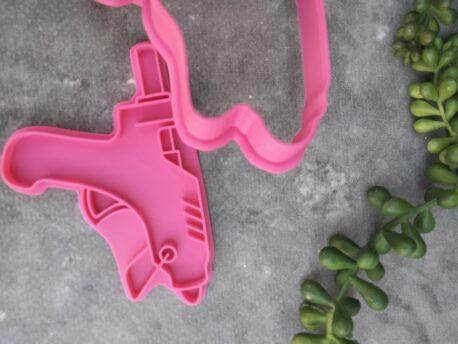 Hot Glue Gun Cookie Cutter and Fondant Stamp Embosser Set – Teachers Gifts, Craft