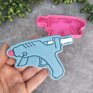 Hot Glue Gun Cookie Cutter and Fondant Stamp Embosser Set – Teachers Gifts, Craft
