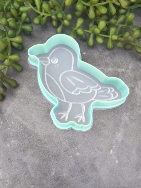 Seagull Cookie Cutter and Raised Fondant Stamp – Valentines Day Pun, You are the best Gull-Friend